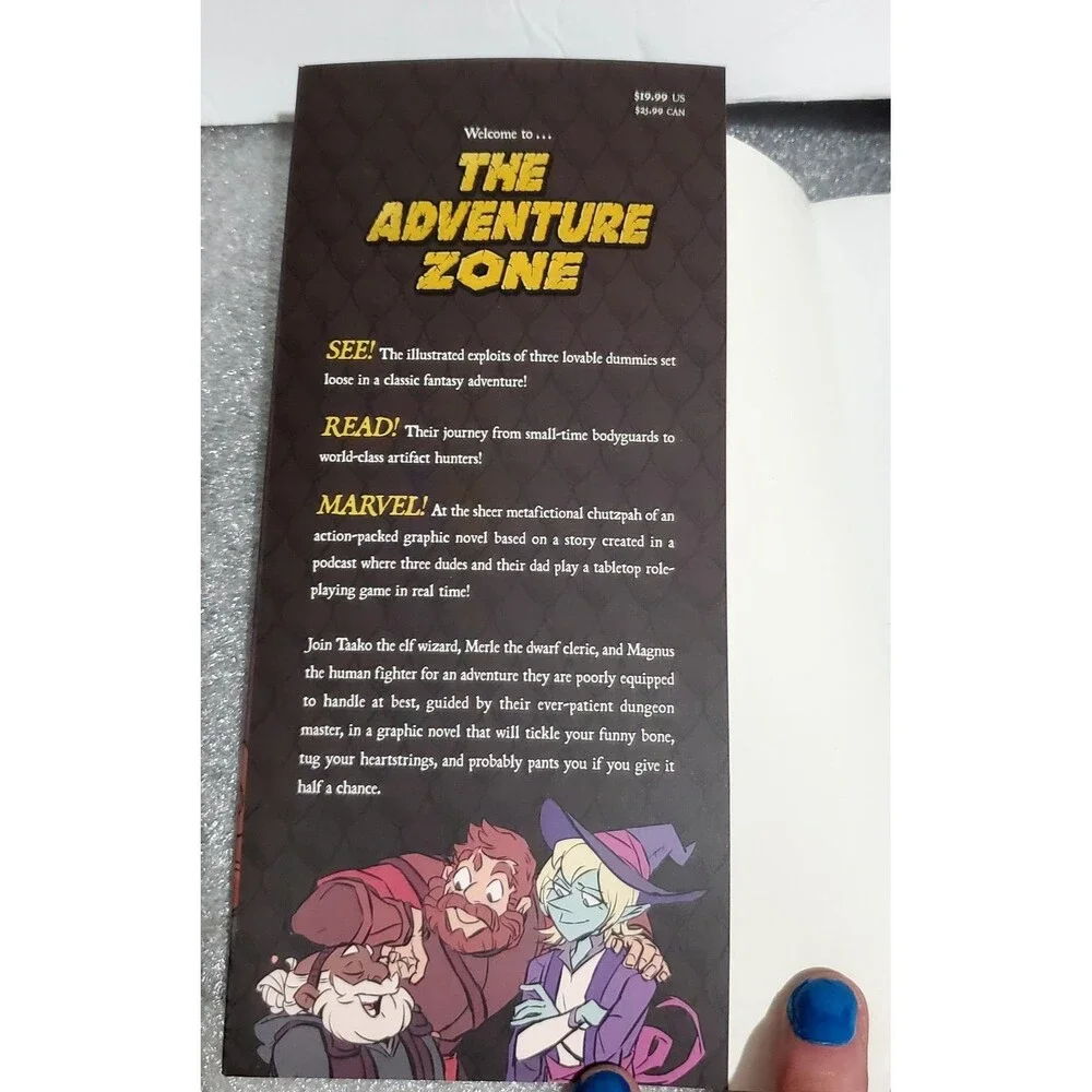 The Adventure Zone (Vol 1+2) Here There Be Gerblins, Murder Rockport Graphic Nov